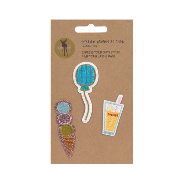Lässig Sunny Textil Sticker 3tlg.